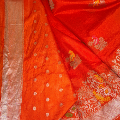 Linen Viscose Saree - Image 2