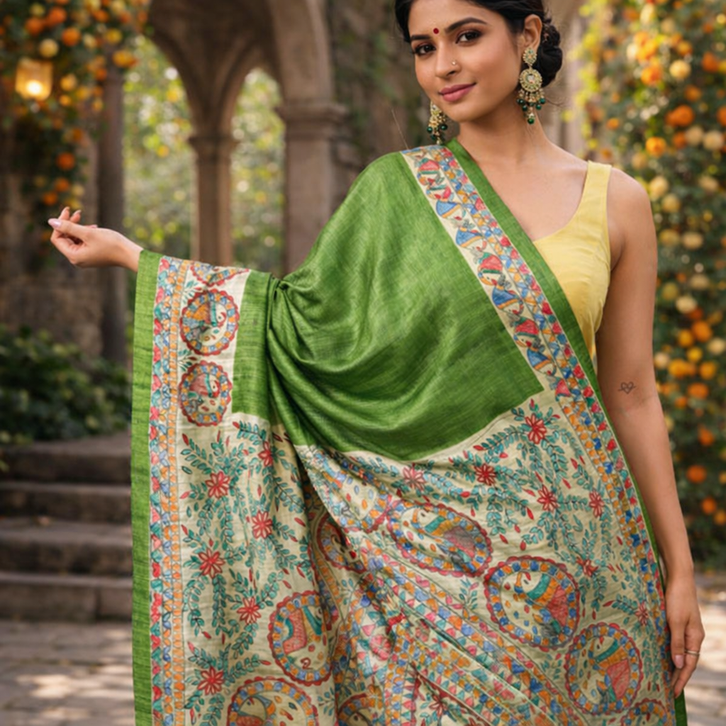 Tussar sarees for woemn
