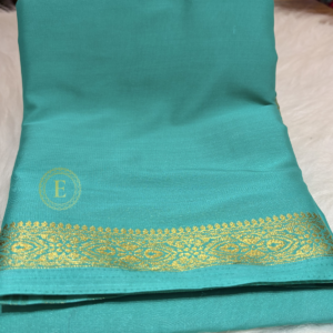Sea Green Mysuru silk saree