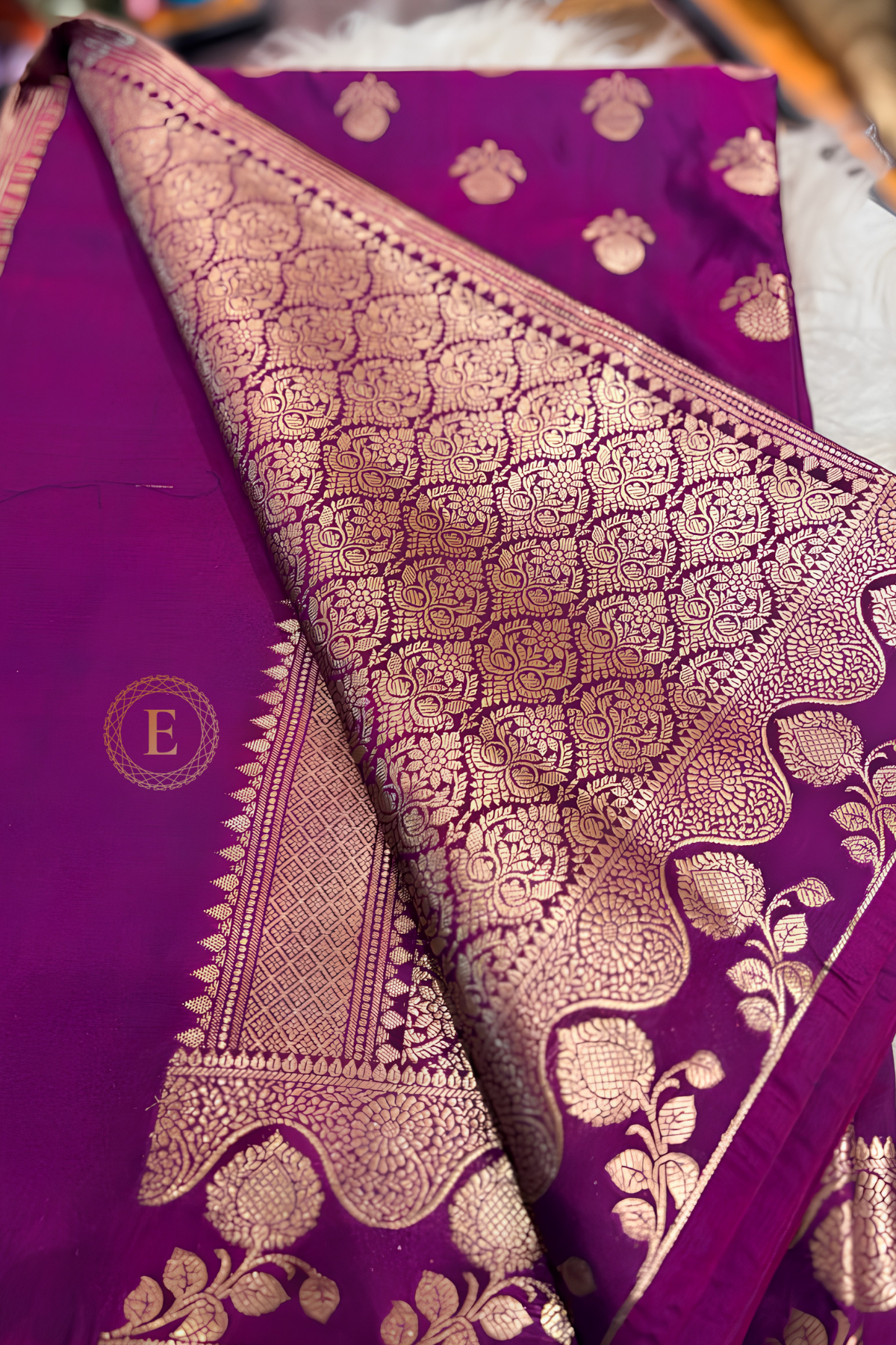 Premium Banaras Mashru Sareee - Image 2