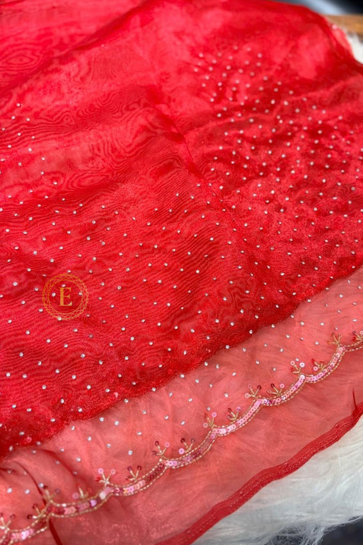 Tissue designer saree