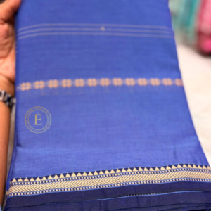 Blue Narayanpet Saree