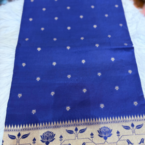 Dola silk saree with paithani border